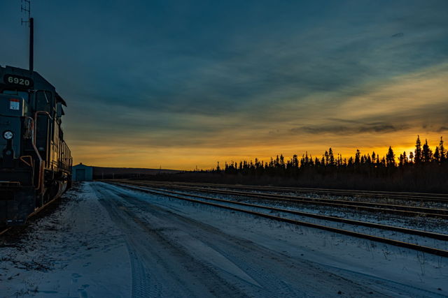 Locomotive Sunset