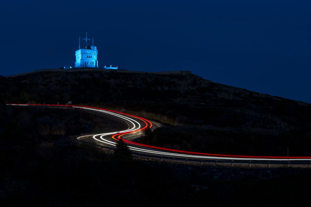 Cabot Tower All Aglow