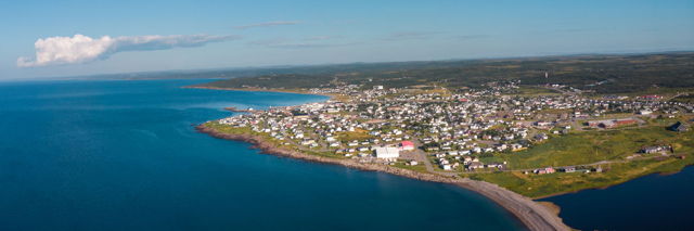 Grand Bank Aerial Panorama