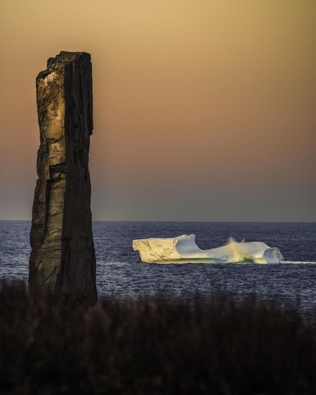 Sea Stack and the Iceberg