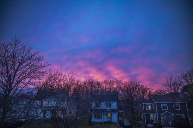 Sunset over the Window