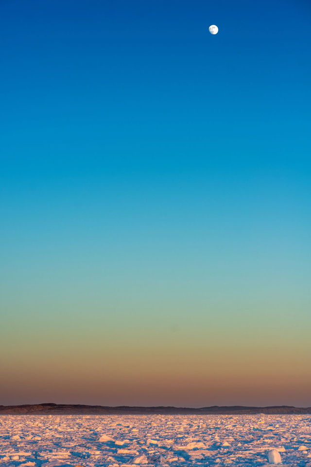 Pack Ice and a Warm June Twilight