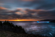Sky Drama Over an Iceberg
