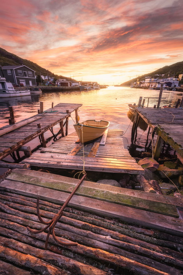 Anchored Petty Harbour