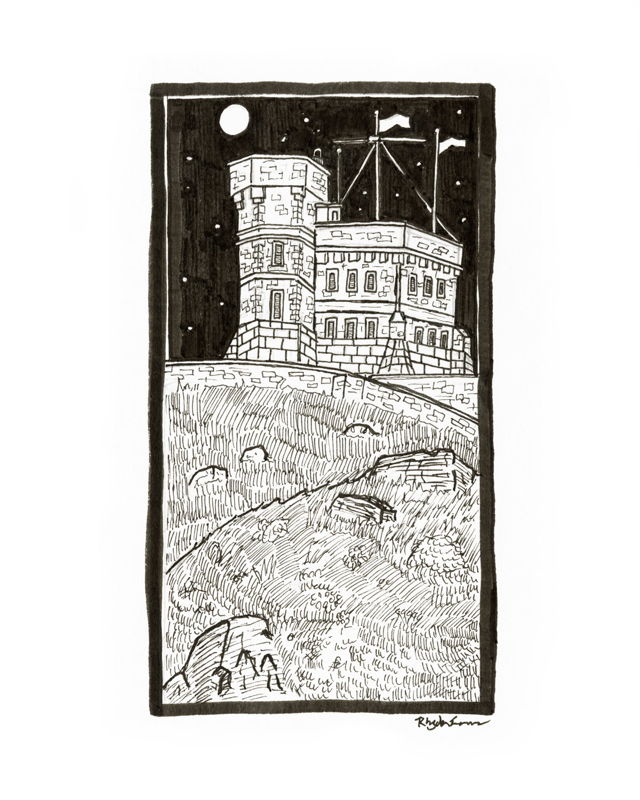 Cabot Tower at Night