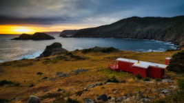 The Little Red Caboose of Biscayne Cove.