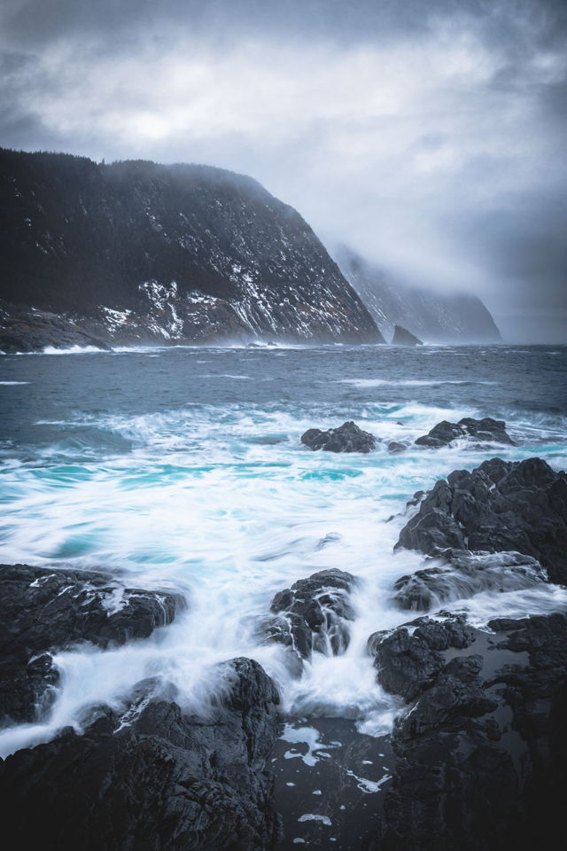 Misty Coastline