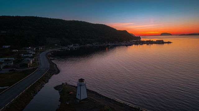 Frenchman's Cove Lighthouse, Newfoundland, Canada