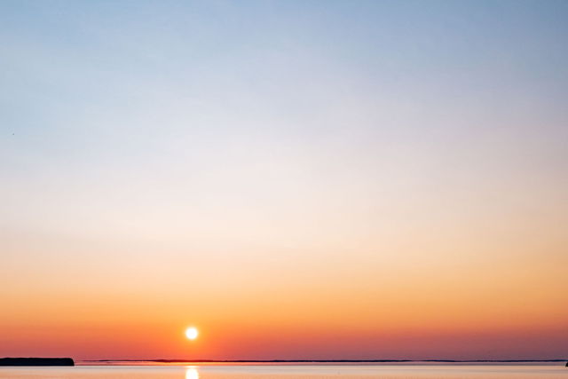 Minimalist Conception Bay Sunset 4535