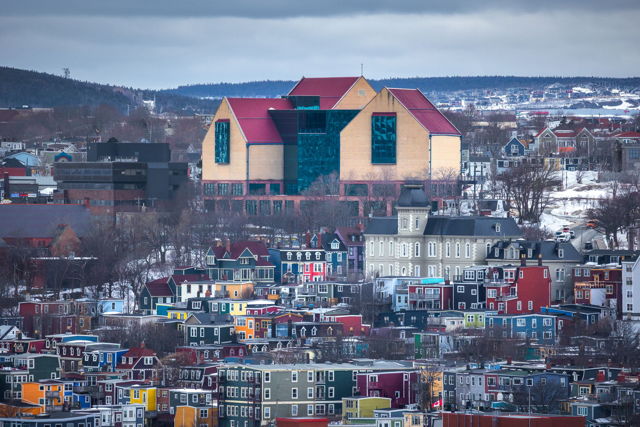 Downtown St. John's in Winter