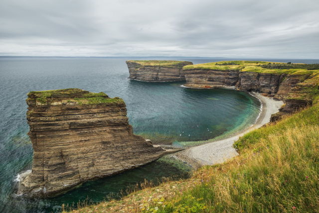 Bell Island Coastline and Sea Stacks