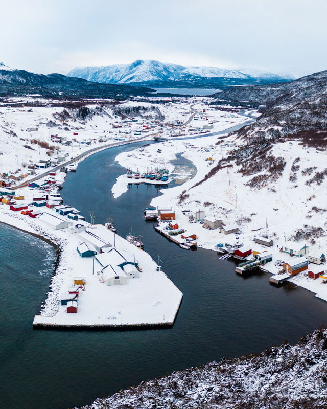Winter Settles in Trout River