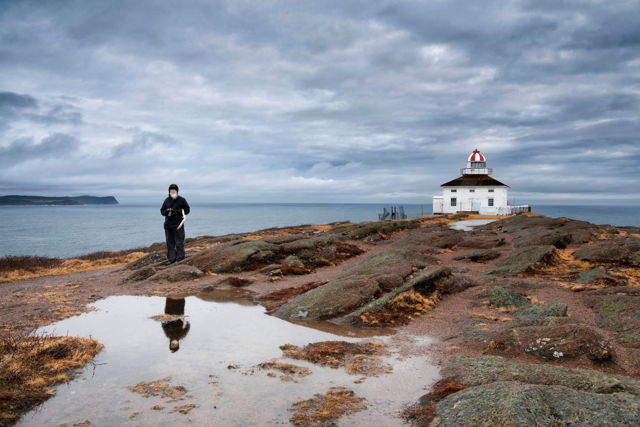 Lighthouse, People, Reflection