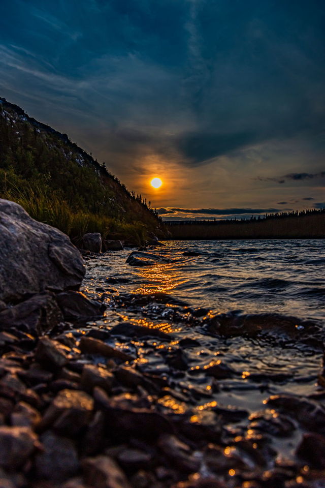 Sunset Below the Cliffs