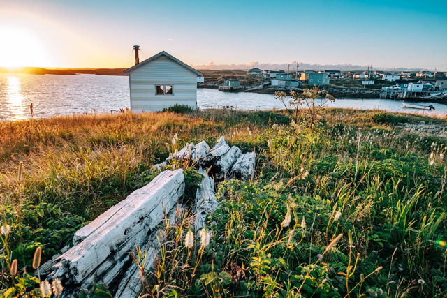 Fishing Community Sunset