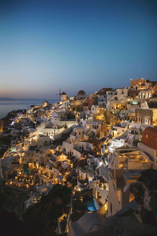 Santorini at Night