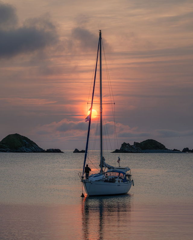 Ferryland Sailboat Sunrise
