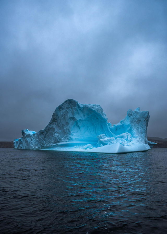 Glowing Iceberg