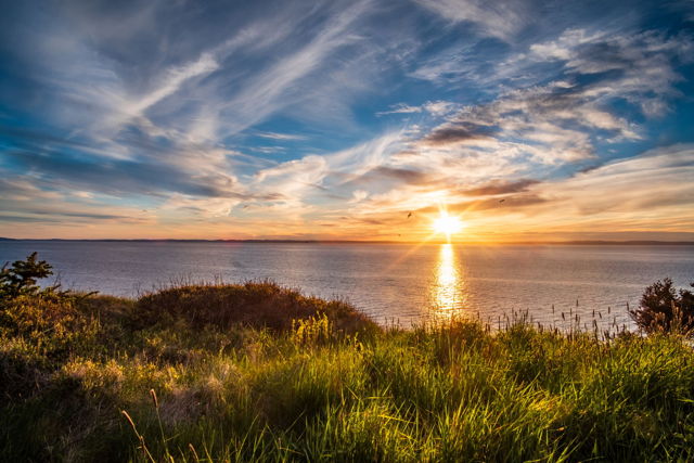 Sunset on Bell Island