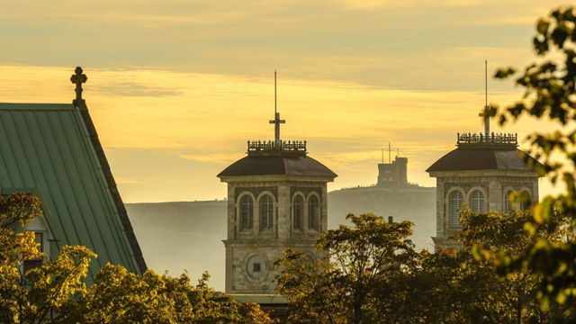 Cabot Tower Through The Basilica