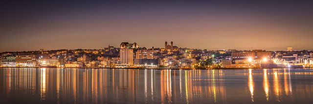 Pastel Evening Skyline