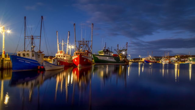 Blue Hour Port Aux Choix