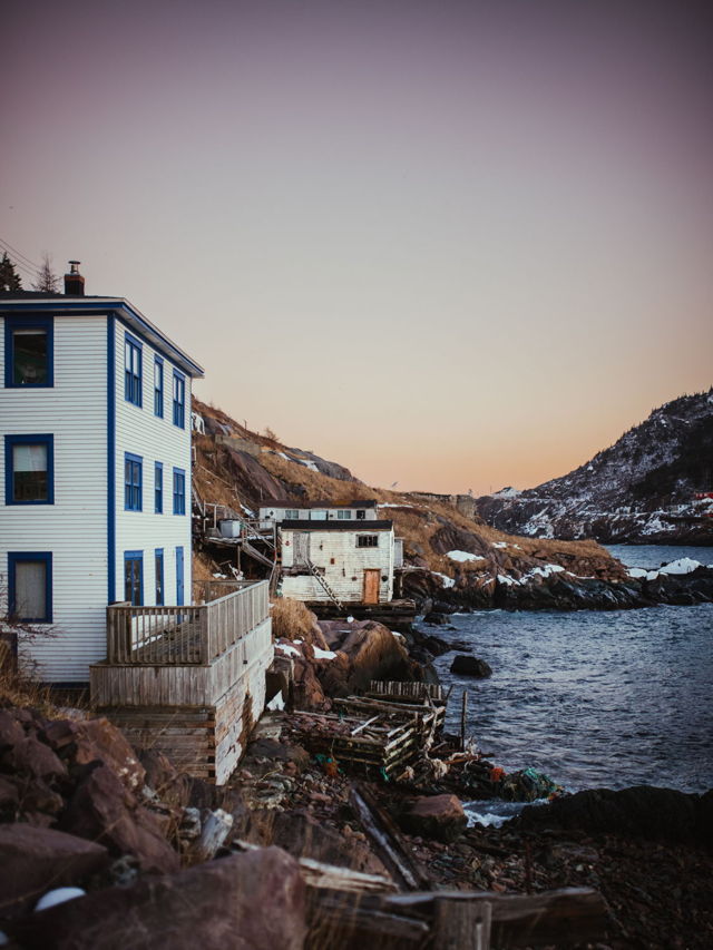 January Sunset in the Battery