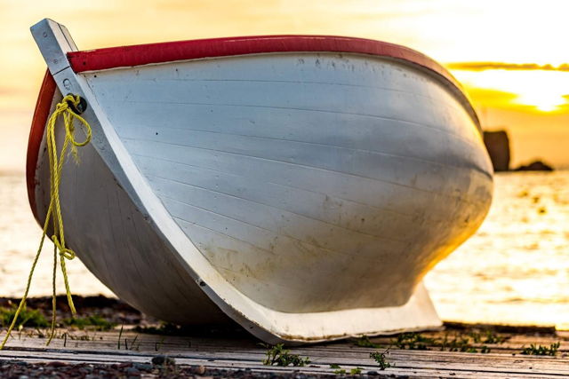Boat in Sunset