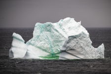 Emerald Veins through the Ancient Ice