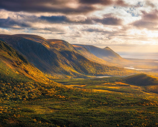 Autumn over the Codroy Valley | Gord Follett | ARTfunnels