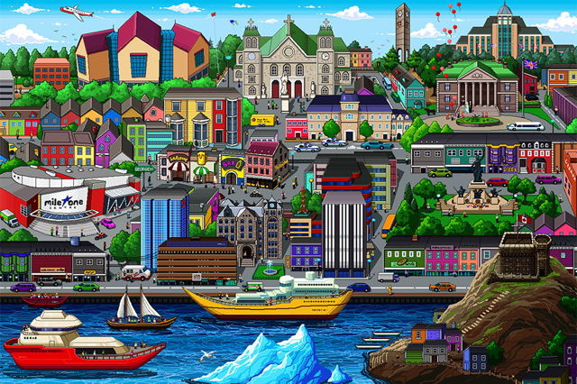 St. John's pixelCity