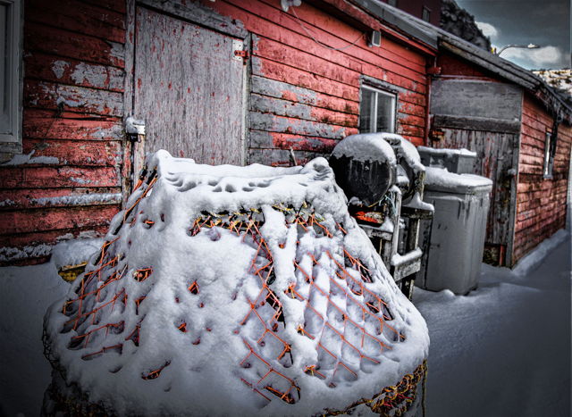 Crab Pots In The Snow