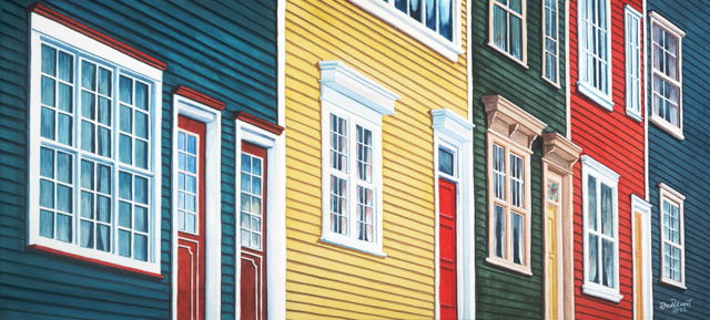 SLANTED HOUSES