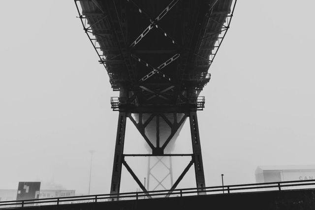Angus L. Macdonald Bridge Underside