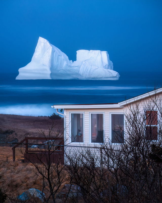 Ferryland Iceberg Blue Hour