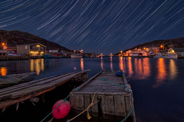 Quiet Petty Harbour Night