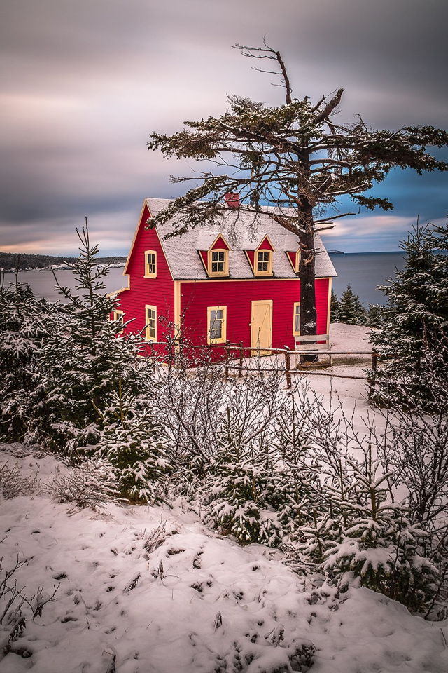 The Little Red House Wintertime 2