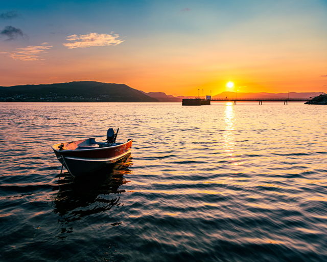 Summer Sunrise, Fishing Boat, and Cod Season in Newfoundland