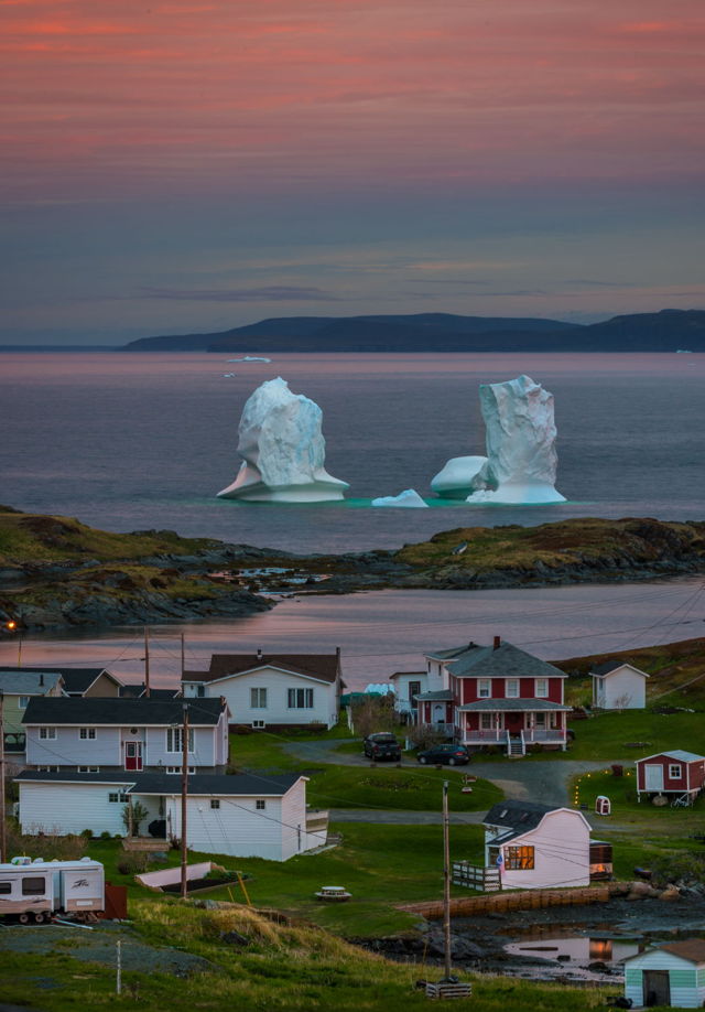 Goose Cove Iceberg Sunrise