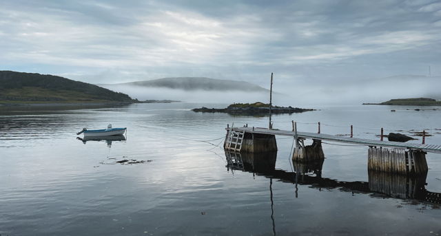 Foggy in Red Bay, Labrador