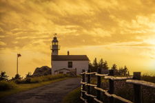 Golden Hour at Lobster Cove Head Lighthouse
