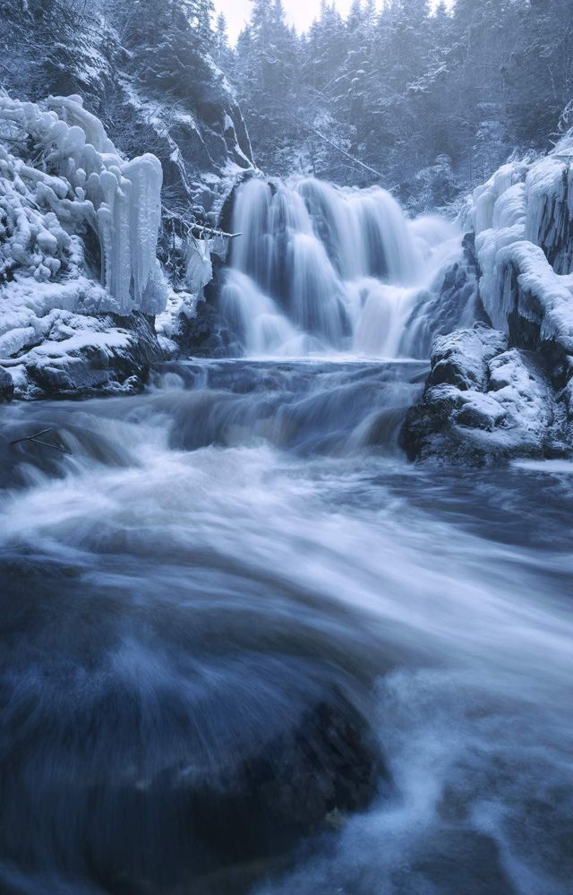 Winter Waterfall Terrenceville 2