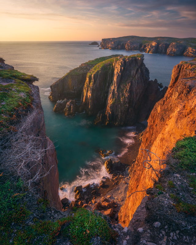 Through the Cliffs of Cable John Cove Newfoundland