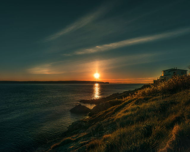 Sunset Over Bell Island