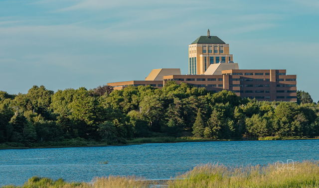 Confederation Building from Long Pond