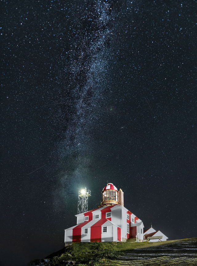 The Milkyway above Bonavista Lighthouse