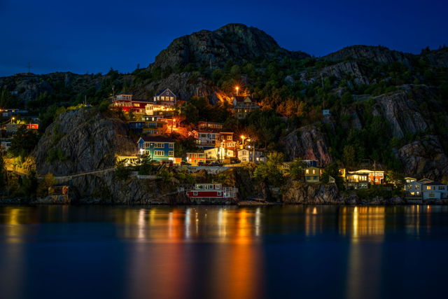 The Battery at Night
