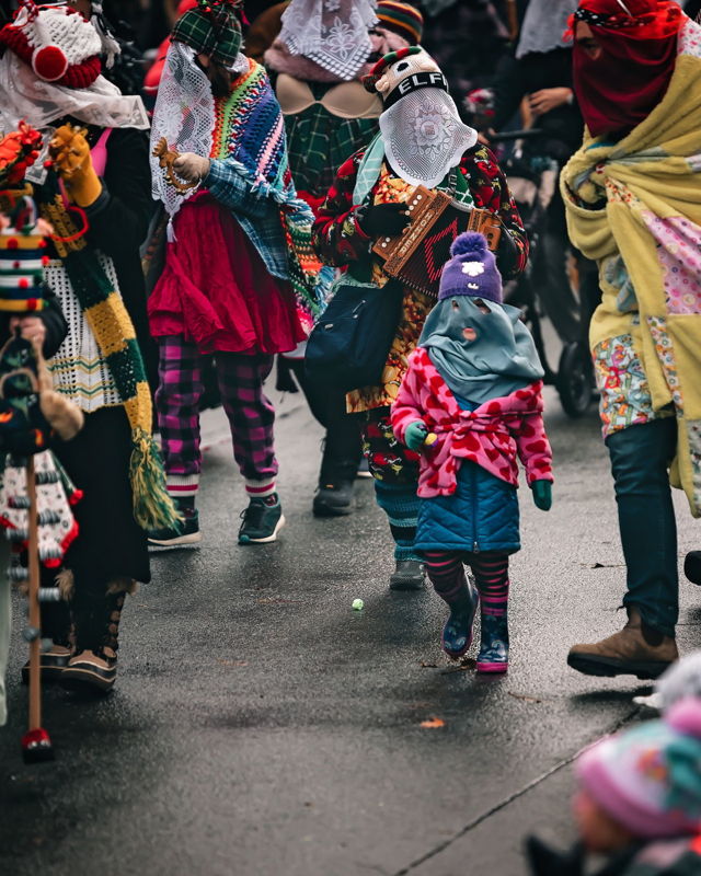 Colorful Mummers