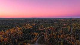Fall sunset - Gander, Newfoundland, Canada