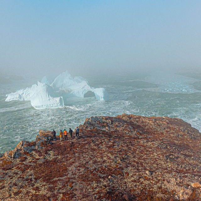 Fog rolling over the Iceberg - Twillingate, Newfoundland and Labrador, Canada
